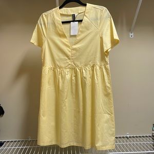 NWT Cotton Yellow Dress